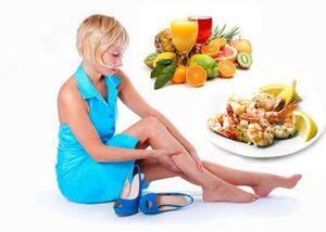 Good nutrition in the treatment of varicose veins