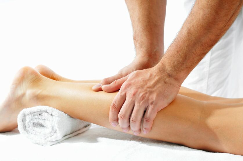 manual massage of varicose veins photo 1
